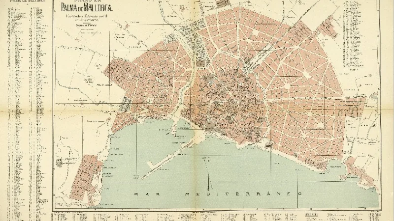 Plano de Palma de Mallorca