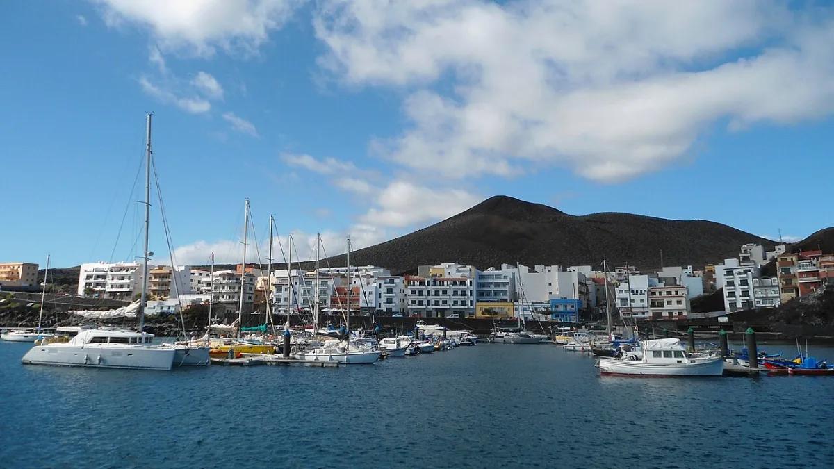 Puerto de La Restinga, en la isla de El Hierro