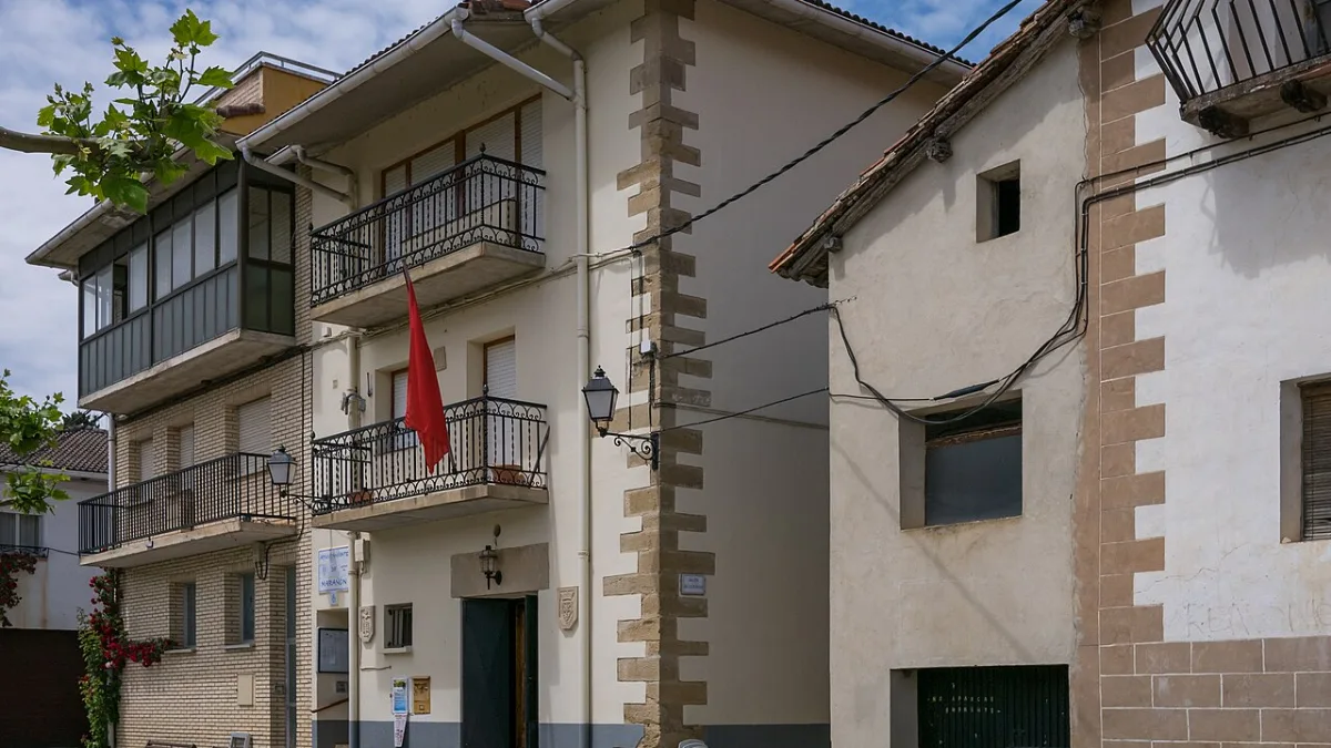 Town hall of Marañón, Navarre, Spain